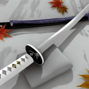 Modern Samurai Sword 3d model
