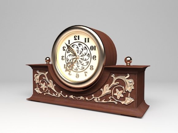 Antique Mantel Clock Decorative