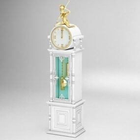 Horloge à pendule antique de luxe modèle 3D