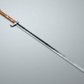 Japanese Anime Sword 3d model