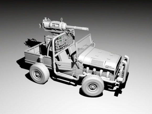 Armored Classic Military Truck
