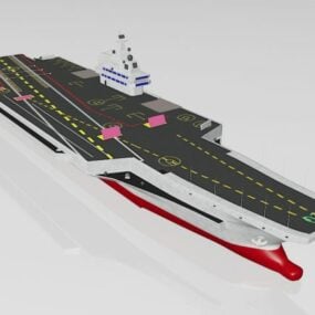 Chinese Aircraft Carrier 3d model