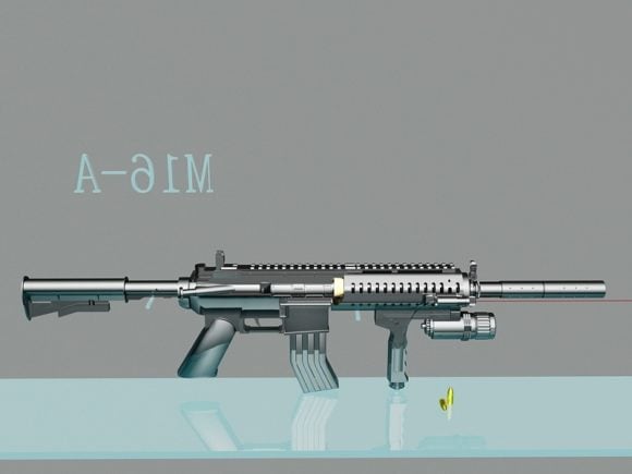 Military M16 Rifle Gun