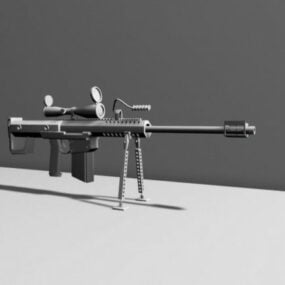Army Svt40 Rifle Gun 3d model