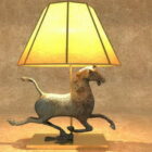 Art Deco Horse Lamp