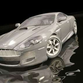 Aston Martin Db9 Super Car דגם תלת מימד