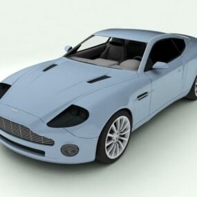 Modello 3d dell'auto Aston Martin Vanquish