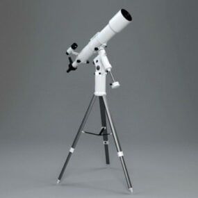 Modello 3d del telescopio astronomico