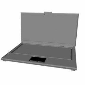 Model 3D laptopa Asus w starym stylu