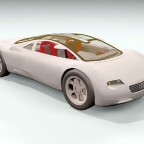 Modelo 3D do carro-conceito Audi Avus