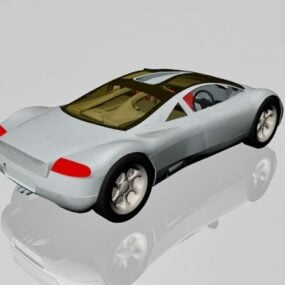 Cartoon auto klassieke stijl 3D-model
