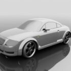 Voiture de sport Audi Tt grise