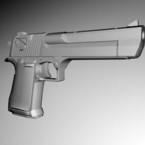 자동 권총 개념 3d 모델