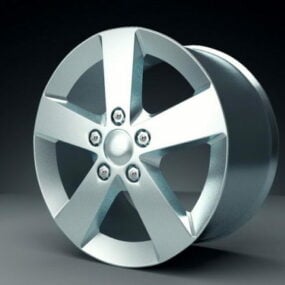 Automotive Alloy Rim 3D-malli