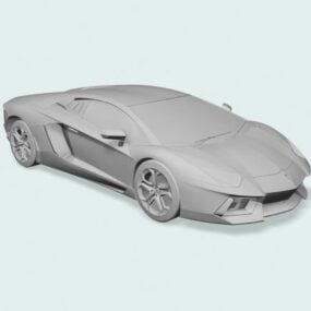 أفينتادور روadster Lamborghini Car 3d model