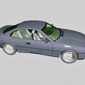 BMW 850クーペ車3Dモデル