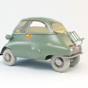 Vintage 3D model Bmw Isetta