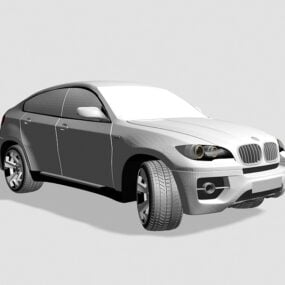 Bmw X6 Crossover Suv Araba 3D modeli