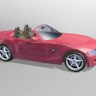 BMW Z4 Red Convertible