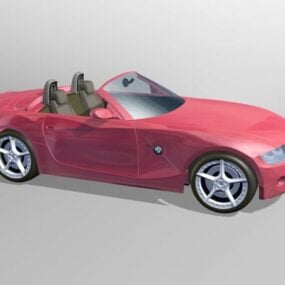 Bmw Z4 Cabriolet Sport Car 3D-malli
