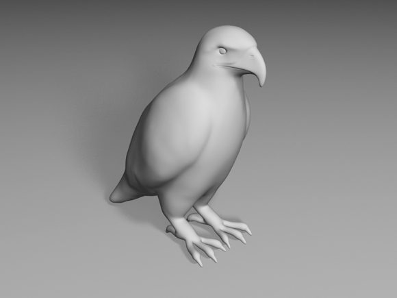 Socha orla bělohlavého