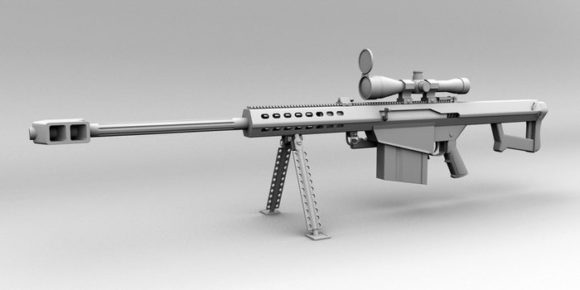 Pistolet de tireur d'élite Barrett M107