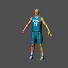Basketball Player Rigged 3d model
