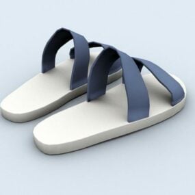 Beach Slippers 3d model