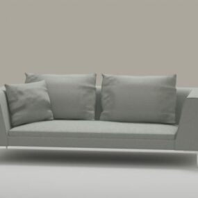 Ghế Sofa Chất Liệu Vải Mẫu 3d