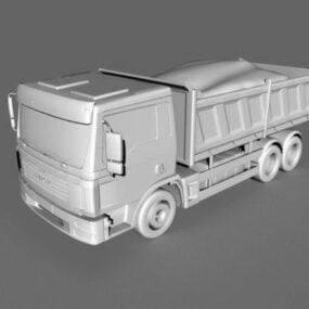 Grote dump zware vrachtwagen 3D-model