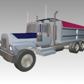 Großer LKW-Transport 3D-Modell