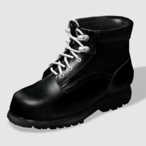 Black Boots 3d model