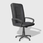 Black Wheels Chair Office Equipment