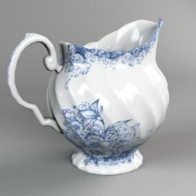 Starověká čínská nádoba na mléko 3D model