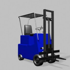 Blue Forklift Cargo τρισδιάστατο μοντέλο