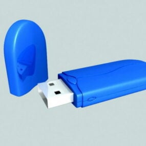 USB-drive met zachte hoes 3D-model