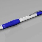 Blue White Ballpoint Pen