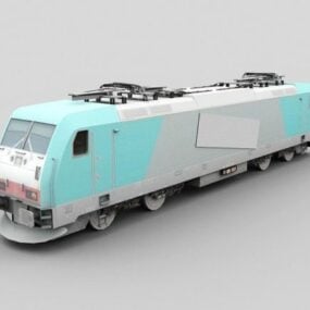Treno locomotiva Bombardier Traxx modello 3d