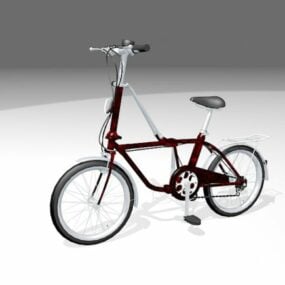 男孩自行车小轮3d模型