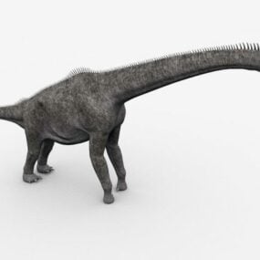 Model 3D Dinosaurus Sauropoda