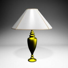 Brass Antique Table Lamp 3d model