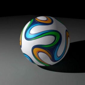 Brazuca Football Ball 3d model