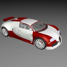 Super Car Bugatti Veyron Eb דגם תלת מימד