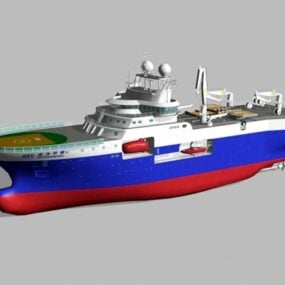지진 선박 선박 3d 모델