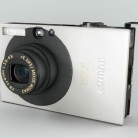 ओलंपस μ-820 डिजिटल कैमरा 3डी मॉडल