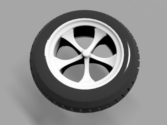 Lowpoly Car Tire