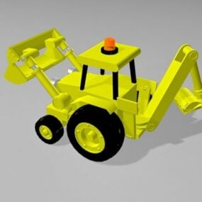 Grävlastare leksak 3d-modell