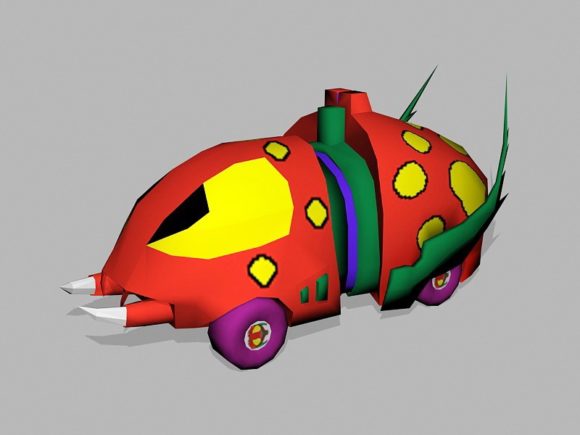 Cartoon Beetle Car