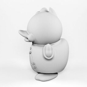 Cartoon-Baby-Ente 3D-Modell