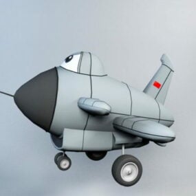J-7 Fishcan Fighter Aircraft 3d model